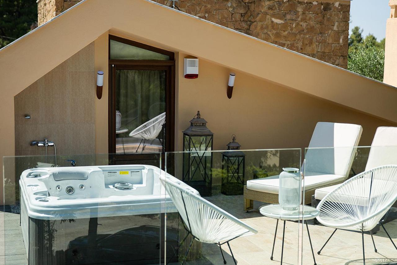 Anemone Villa With Outdoor Hot Tub, Sani Luxury Villas Collection Exterior photo